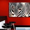 Zebra Canvas Wall Art (Photo 6 of 25)