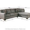 2Pc Crowningshield Contemporary Chaise Sofas Light Gray (Photo 15 of 15)