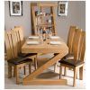 Chunky Solid Oak Dining Tables and 6 Chairs (Photo 9 of 25)