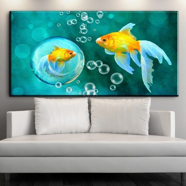 2024 Best of Fish Painting Wall Art